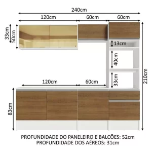 Armário De Cozinha Completa Diamante - Image 2