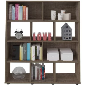 Estante Para Livros Book Nicho Organizador Marrom - Image 2