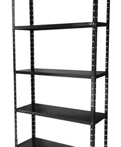 Estante Aço Multi-uso 30cm 5 Prateleiras 30kg/prat Preto