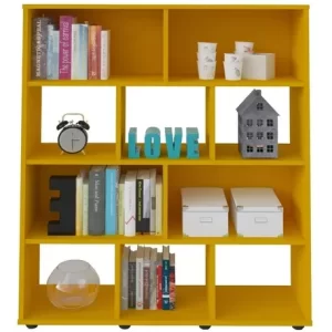 Estante Para Livros Book Nicho Organizador Amarelo - Image 2