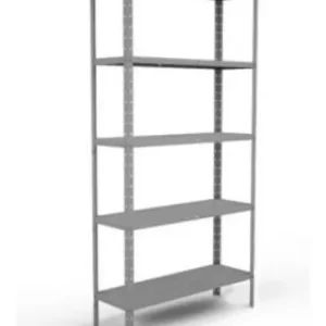 Estante / Armario De Aço 30cm 5 Bandejas Cinza Suporta 120kg - Image 2