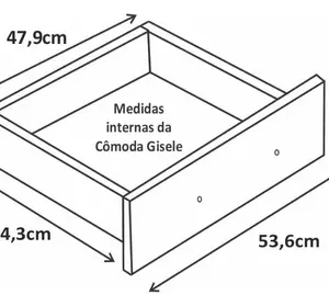 Comoda Gisele 4 Gavs 2 Portas - Teka Madrid - Image 6