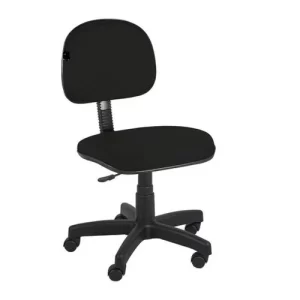 Cadeira Secretaria Giratória Savoia Tecido preto