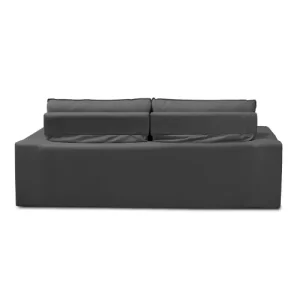 Sofá Retrátil e Reclinável 2 lugares com Molas 1,50m Ester Suede Cinza Adonai Estofados Cinza - Image 6