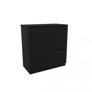 Cômoda 5 Gavetas Premium Tcil Móveis Preto - Image 3