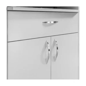 Balcão Notável 2 Portas 1 Gaveta Nt 3070 Branco - Image 4